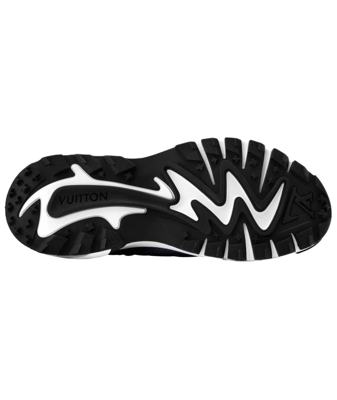 LOUIS VUITTON Синие низкие кроссовки / кеды, фото 5