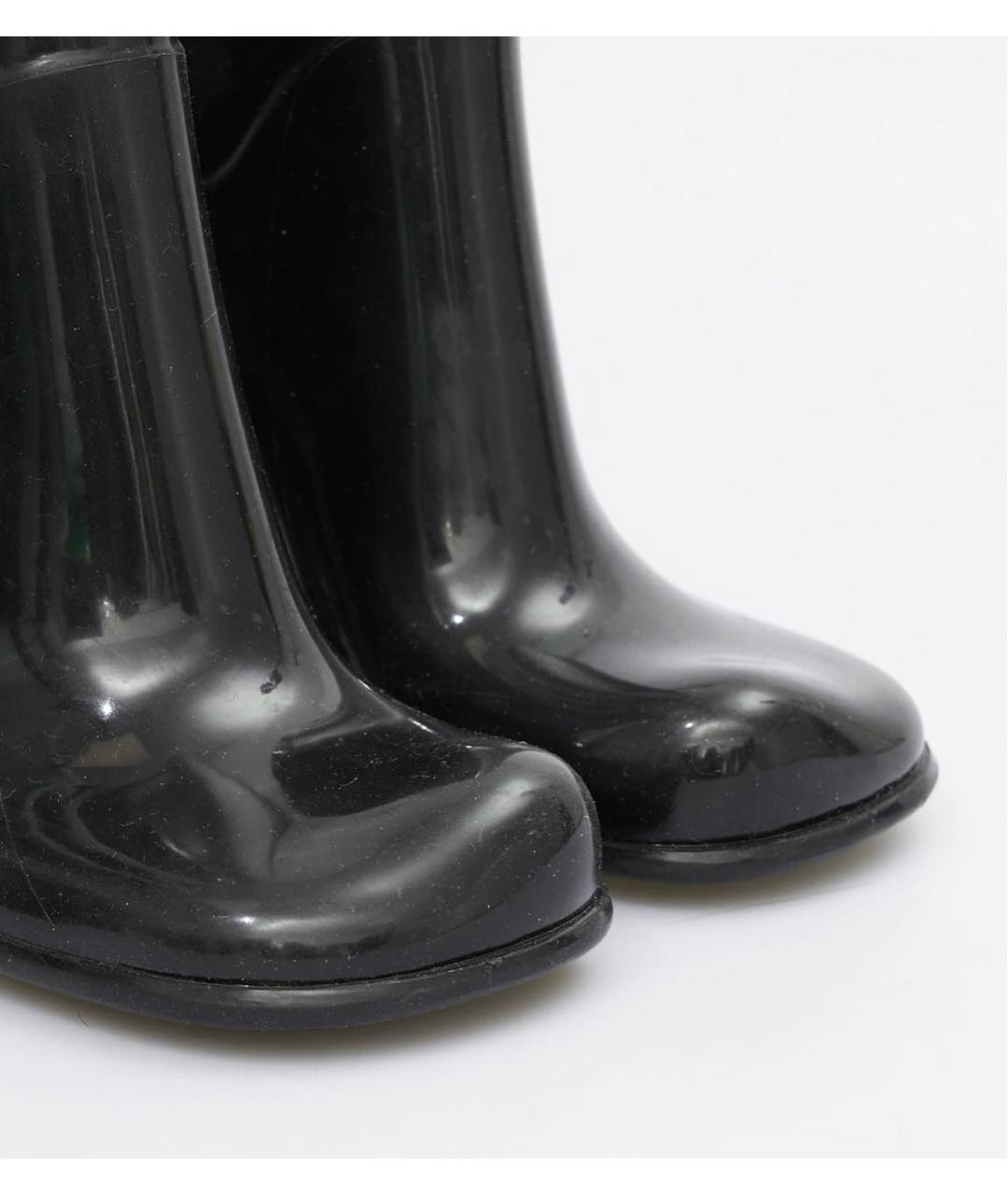 BOTTEGA VENETA Черные резиновые ботильоны, фото 3