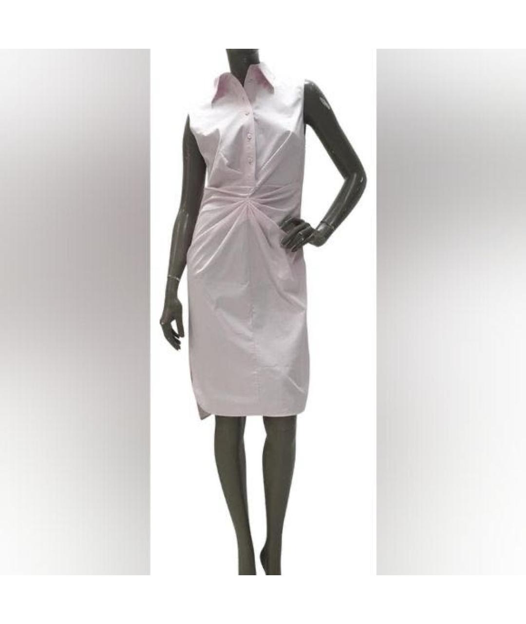 CHRISTIAN DIOR Розовое хлопковое повседневное платье, фото 2