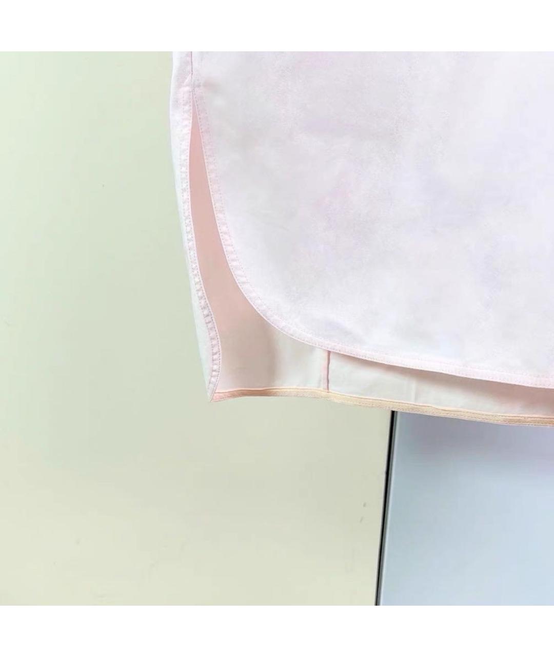 CHRISTIAN DIOR Розовое хлопковое повседневное платье, фото 5