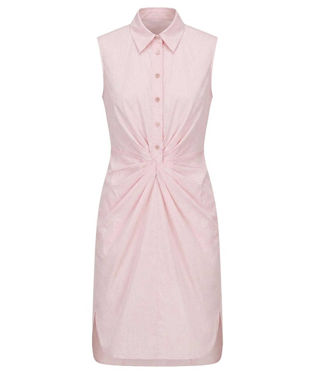 CHRISTIAN DIOR Розовое хлопковое повседневное платье, фото 1