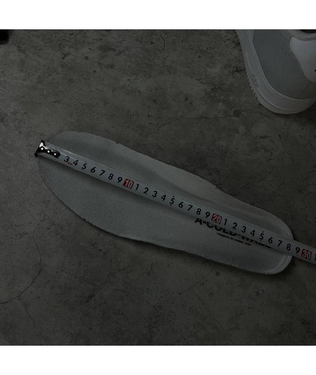 NIKE Белые кожаные низкие кроссовки / кеды, фото 8