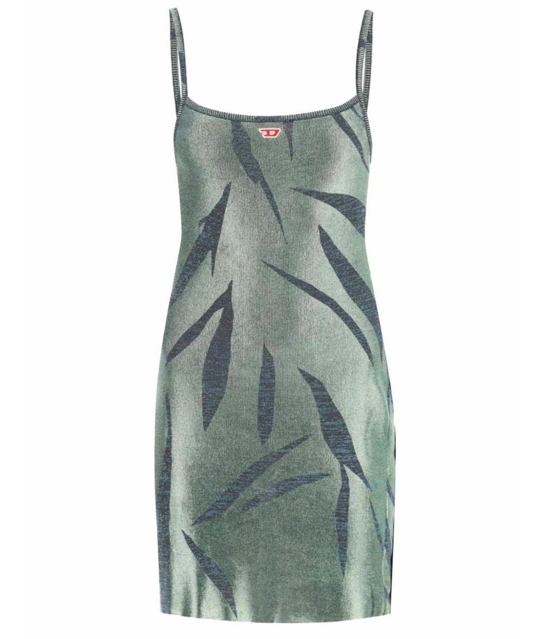 DIESEL Зеленые повседневное платье, фото 1