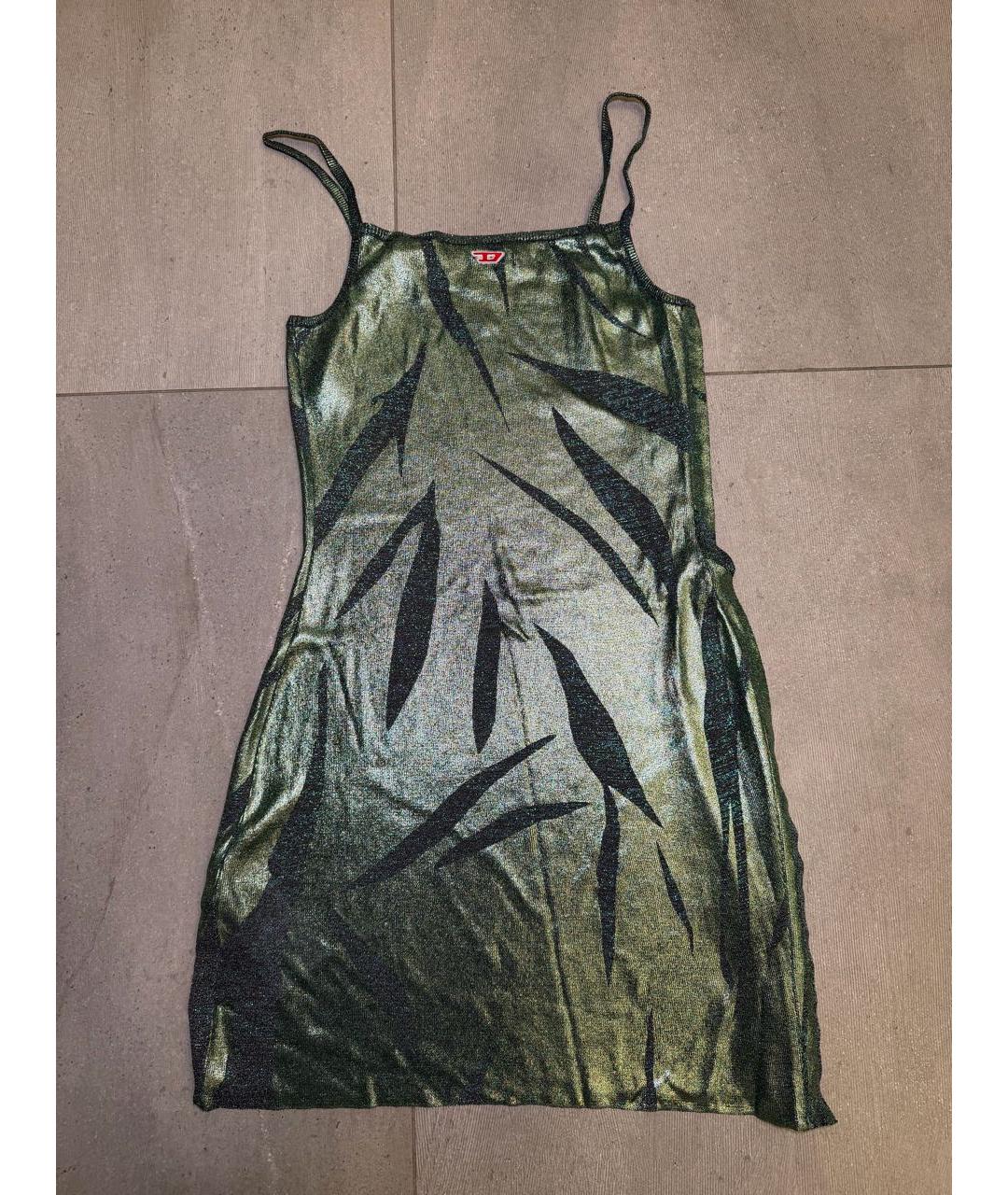 DIESEL Зеленые повседневное платье, фото 4