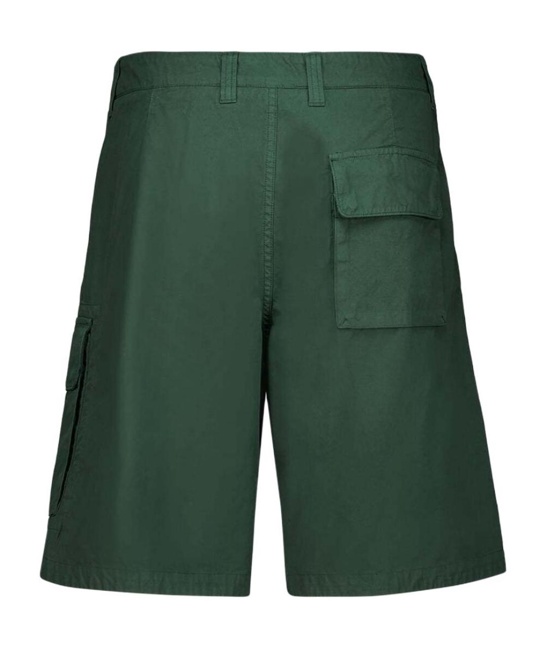 STONE ISLAND Зеленые шорты, фото 2