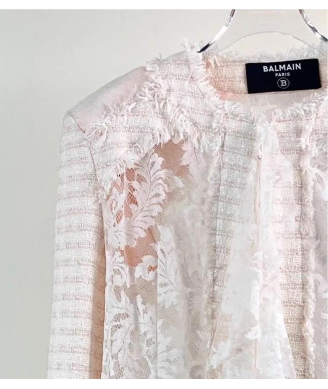 BALMAIN Розовый жакет/пиджак, фото 6