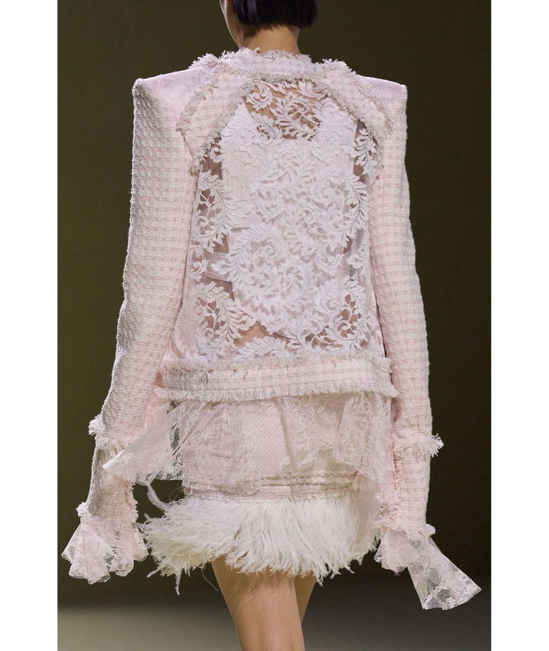 BALMAIN Розовый жакет/пиджак, фото 2