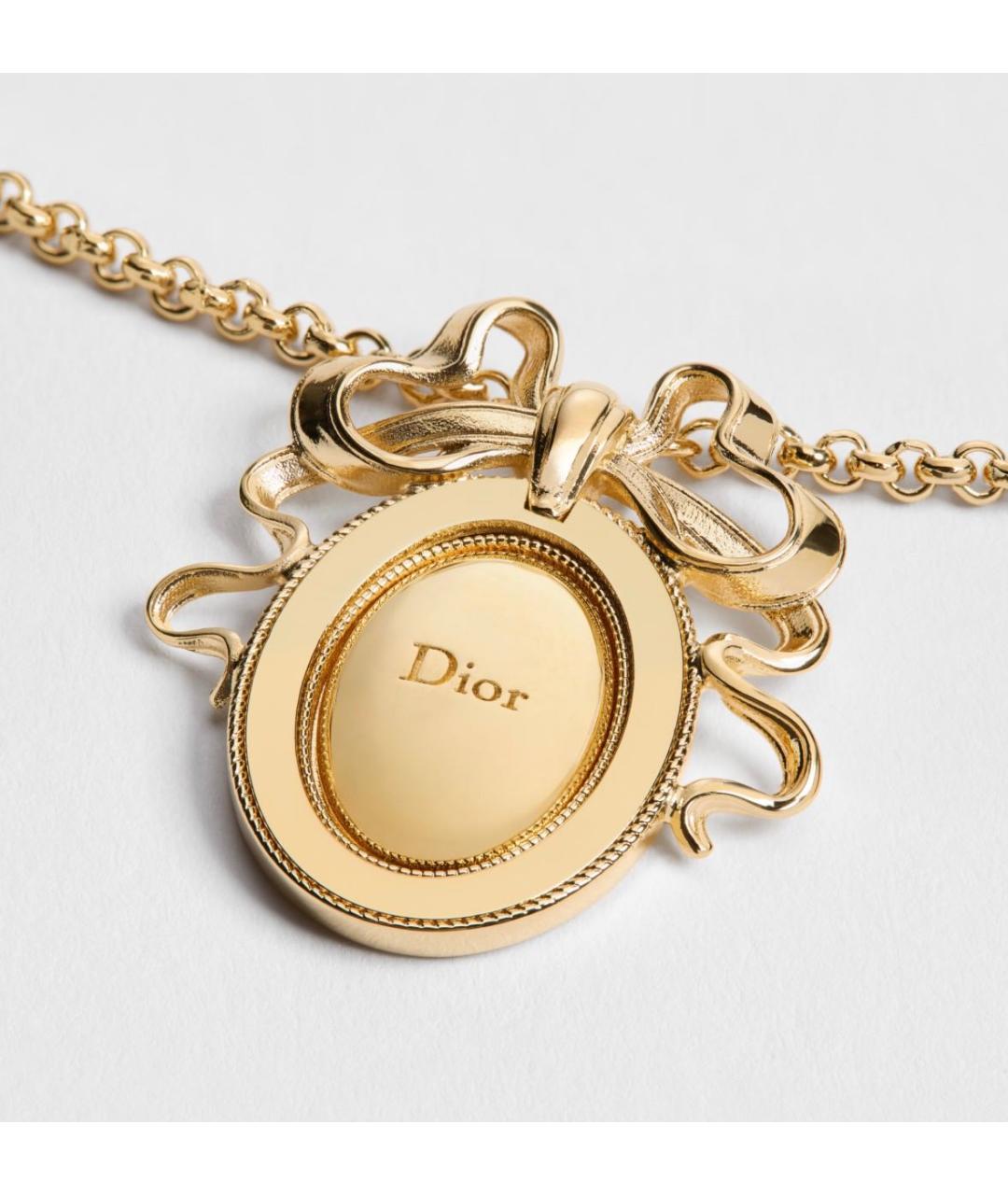 CHRISTIAN DIOR Золотая латунная подвеска, фото 2