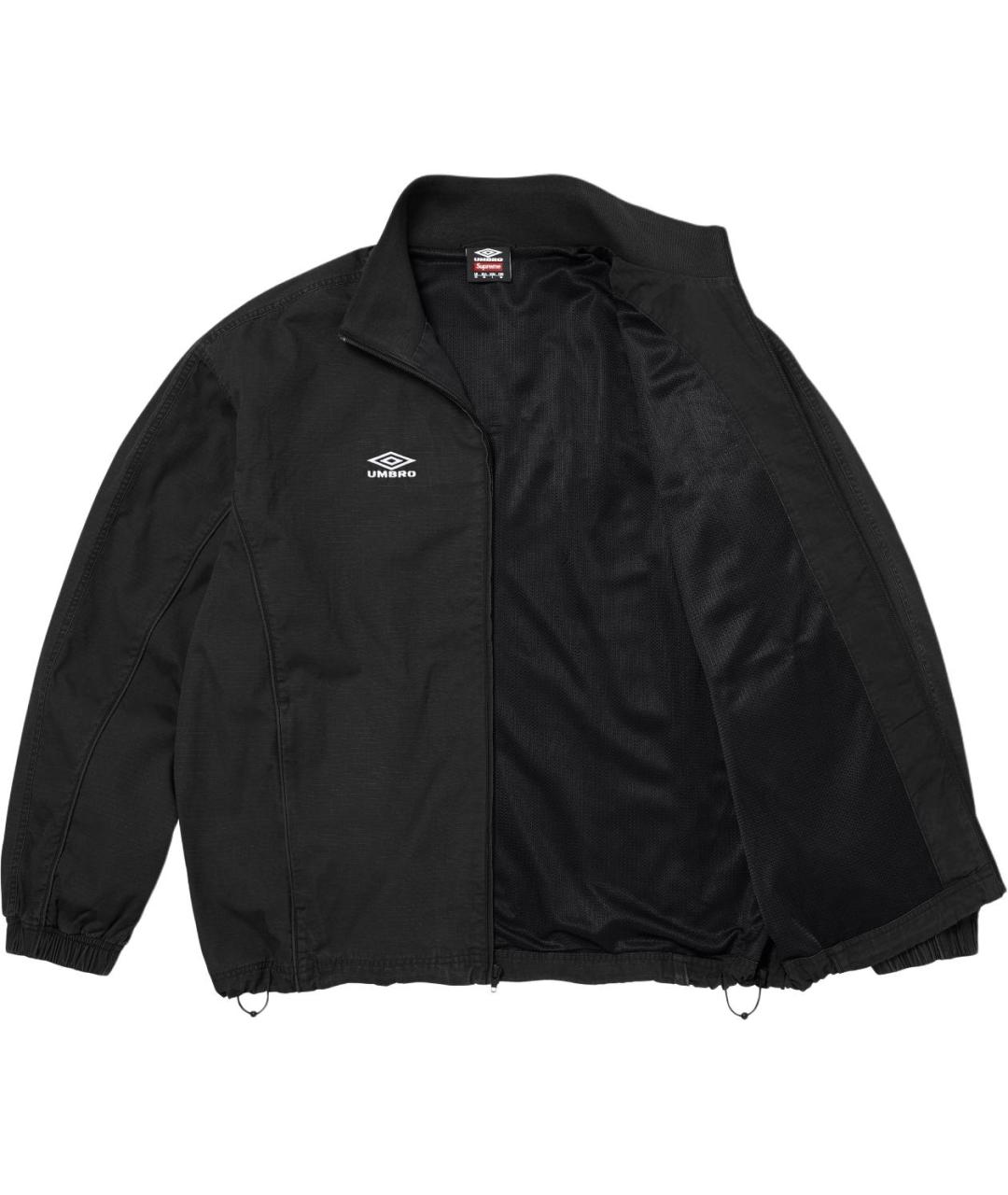 SUPREME Черная полиамидовая куртка, фото 3