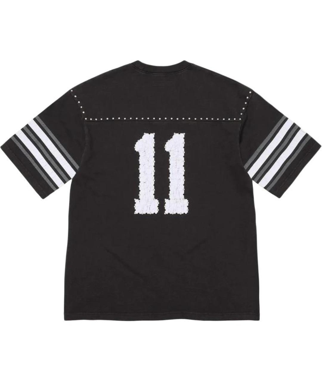 SUPREME Черная футболка, фото 2