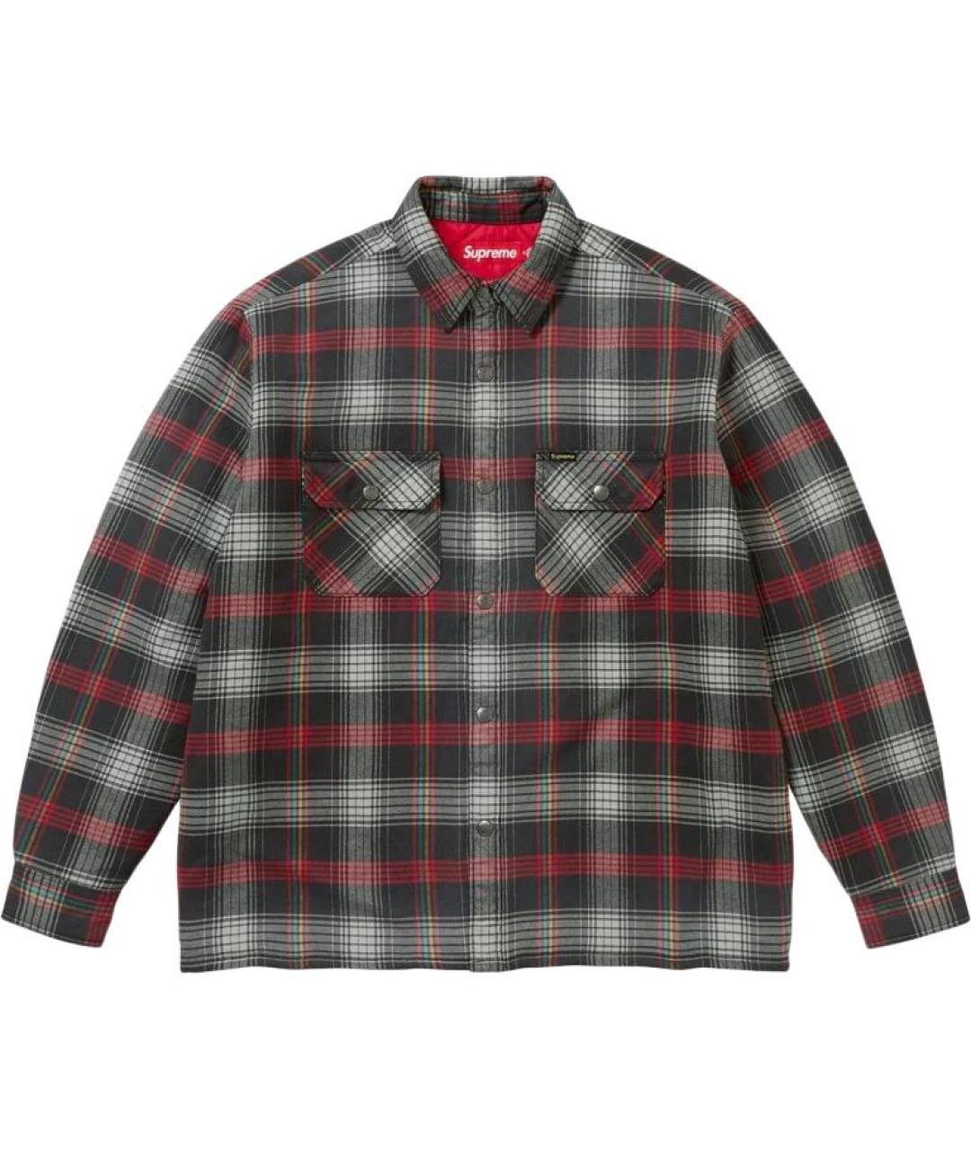 SUPREME Красная рубашка, фото 1