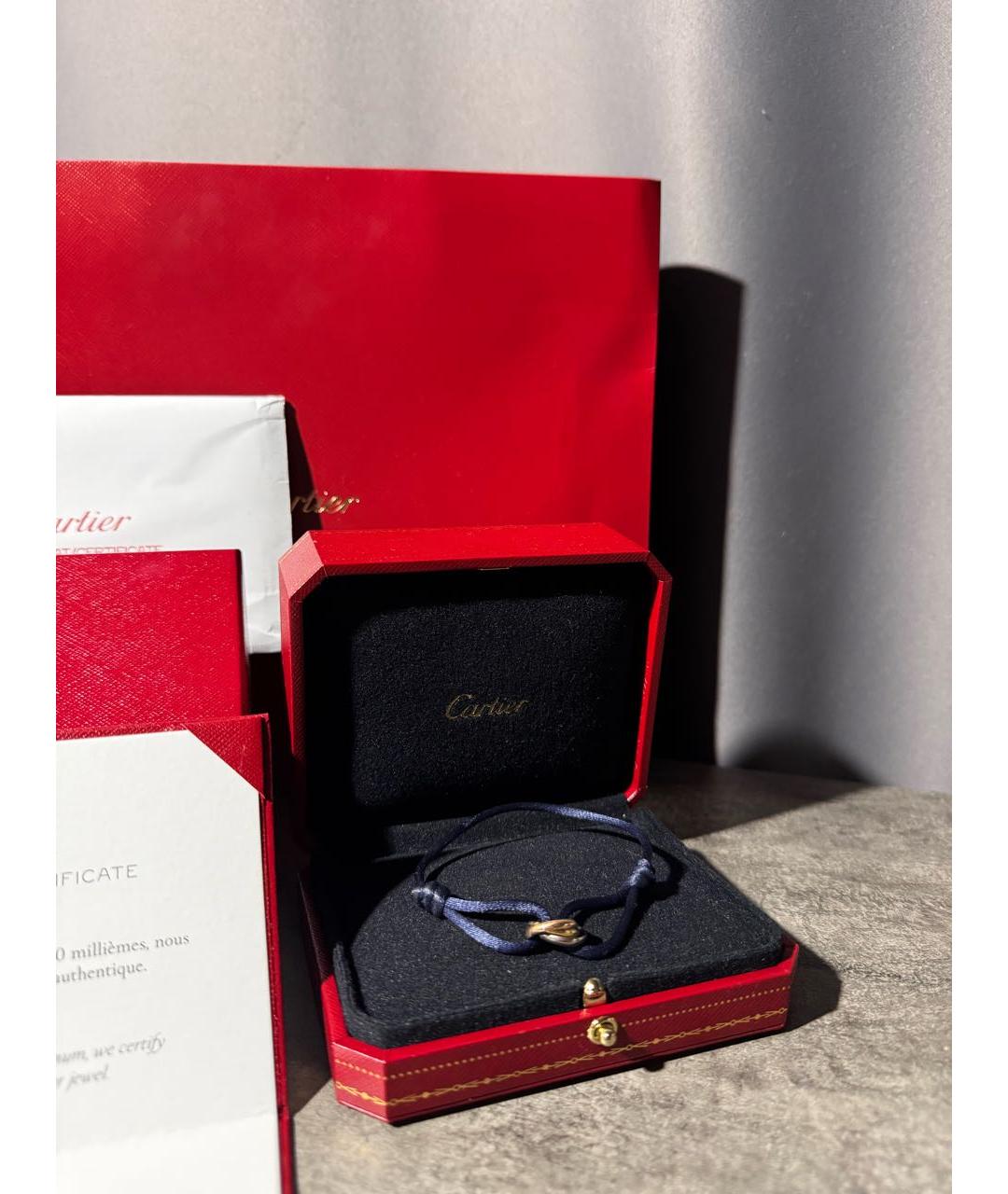 CARTIER Синий браслет из белого золота, фото 6