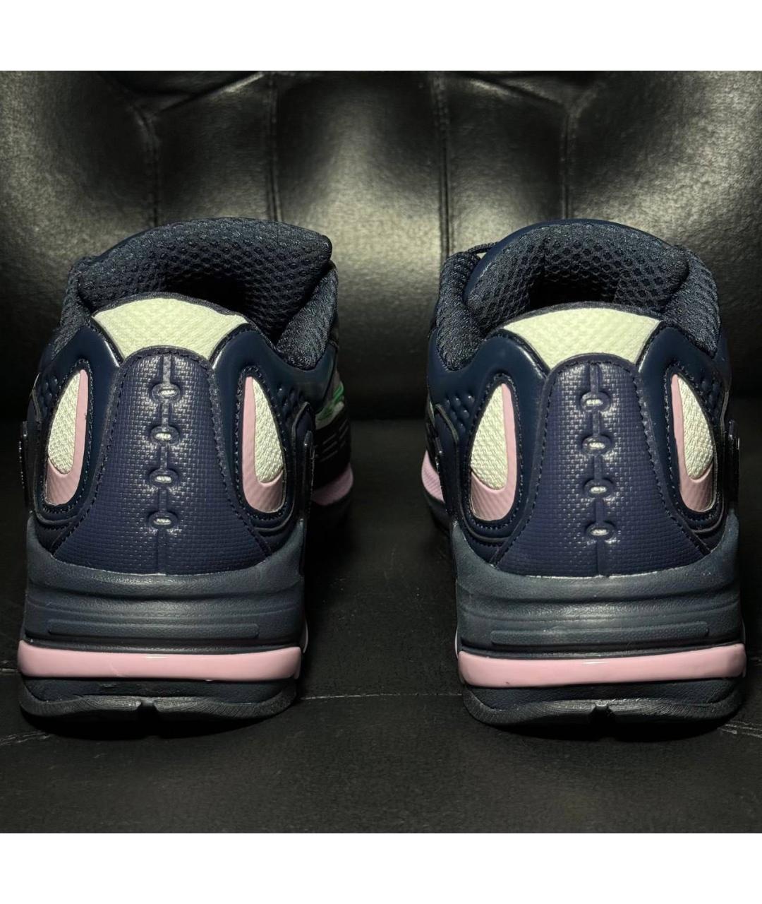 RAF SIMONS Синие текстильные низкие кроссовки / кеды, фото 2