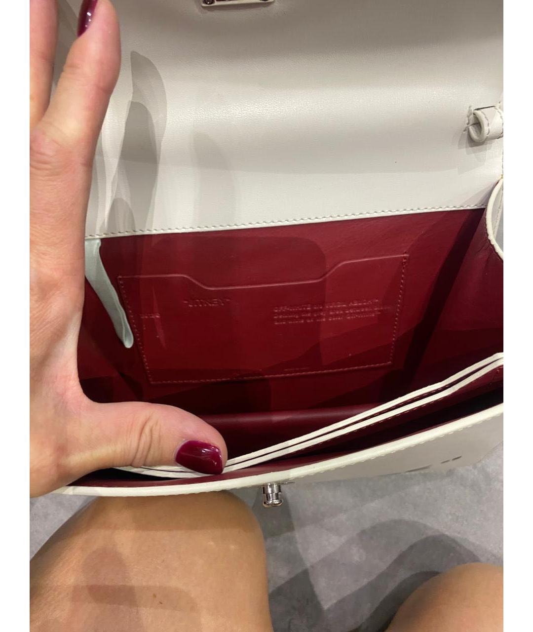 OFF-WHITE Белая сумка с короткими ручками, фото 4