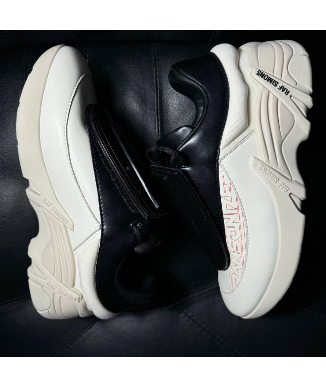 RAF SIMONS Серые текстильные низкие кроссовки / кеды, фото 5