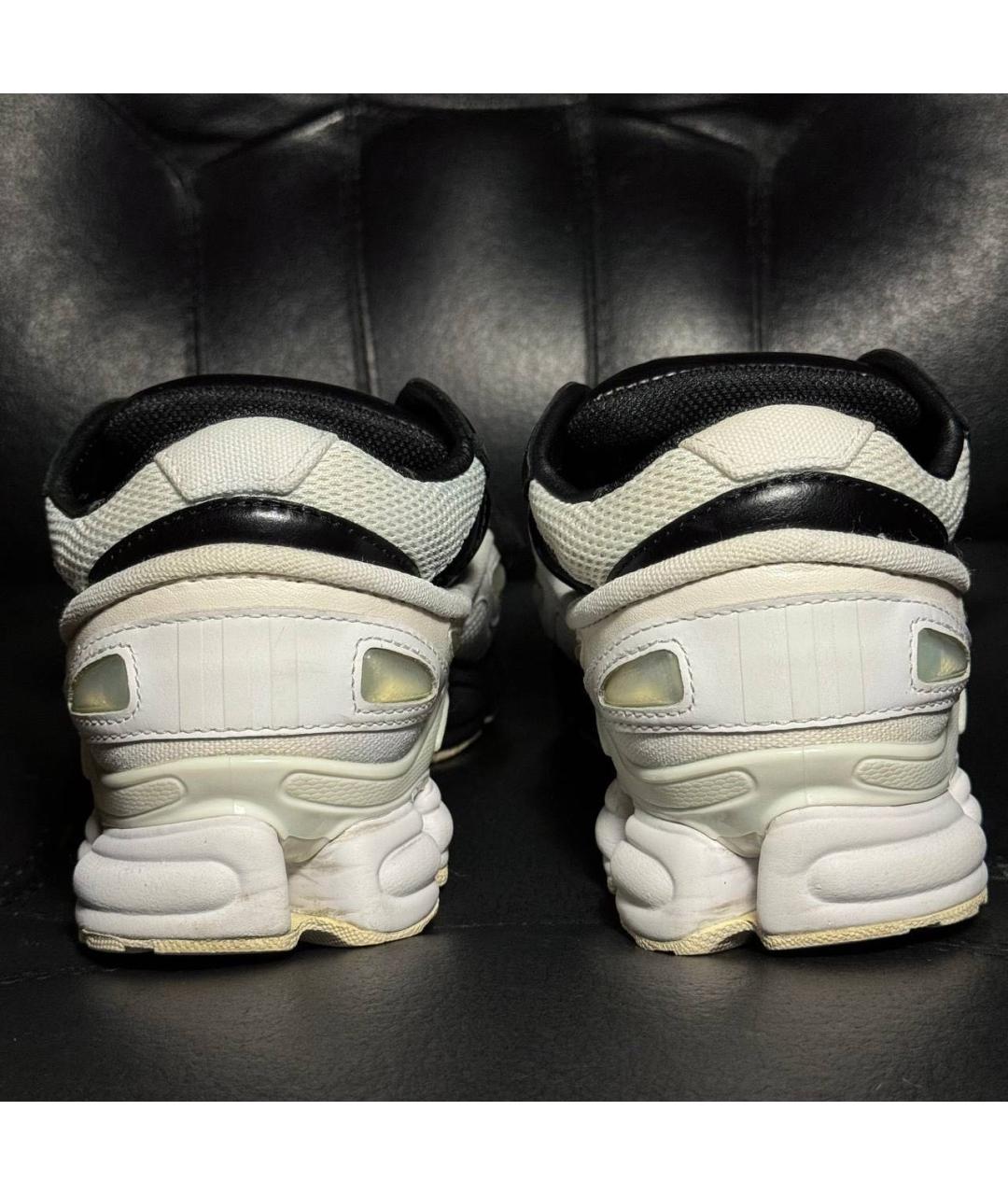 ADIDAS X RAF SIMONS Белые текстильные низкие кроссовки / кеды, фото 2