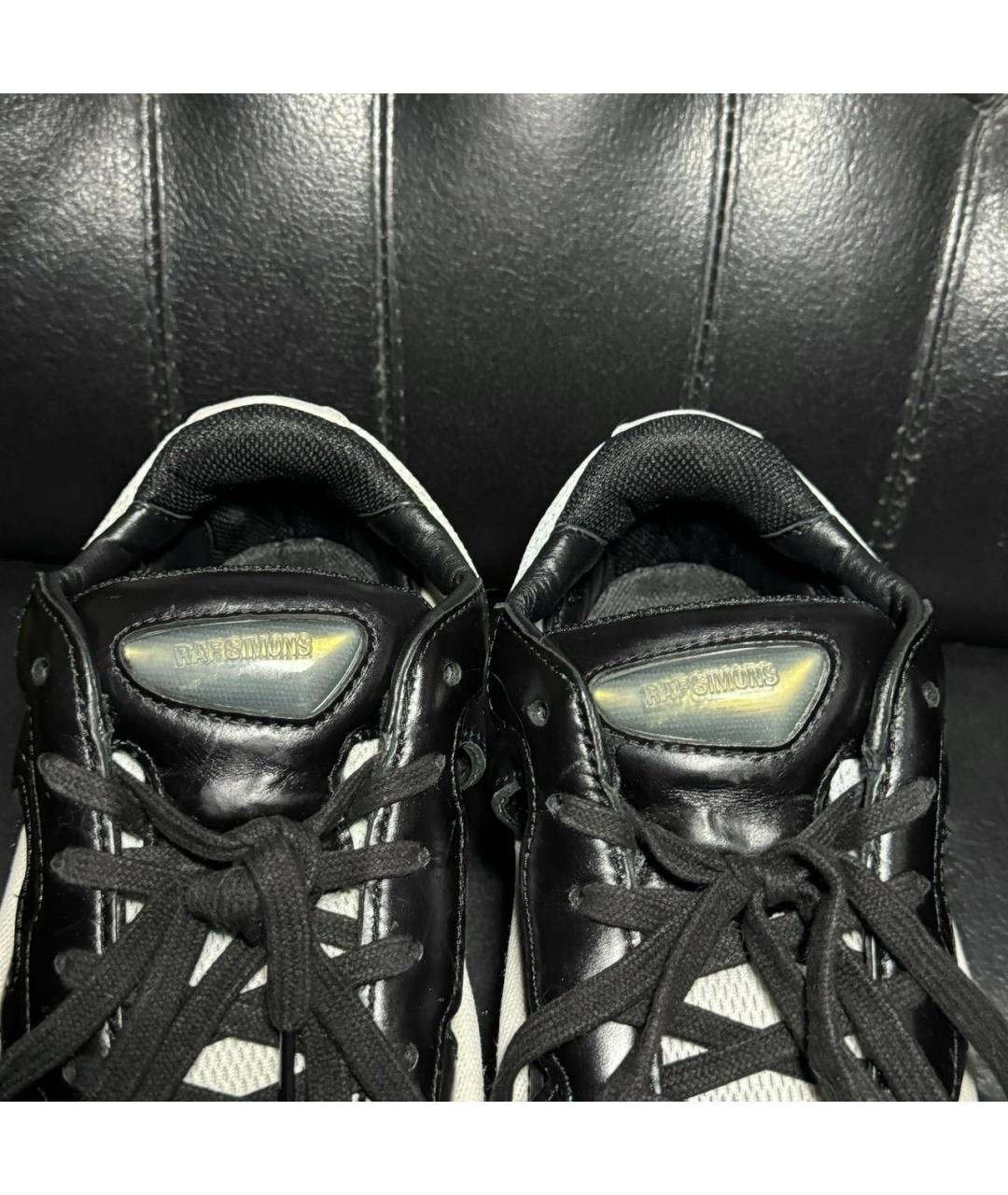 ADIDAS X RAF SIMONS Белые текстильные низкие кроссовки / кеды, фото 8