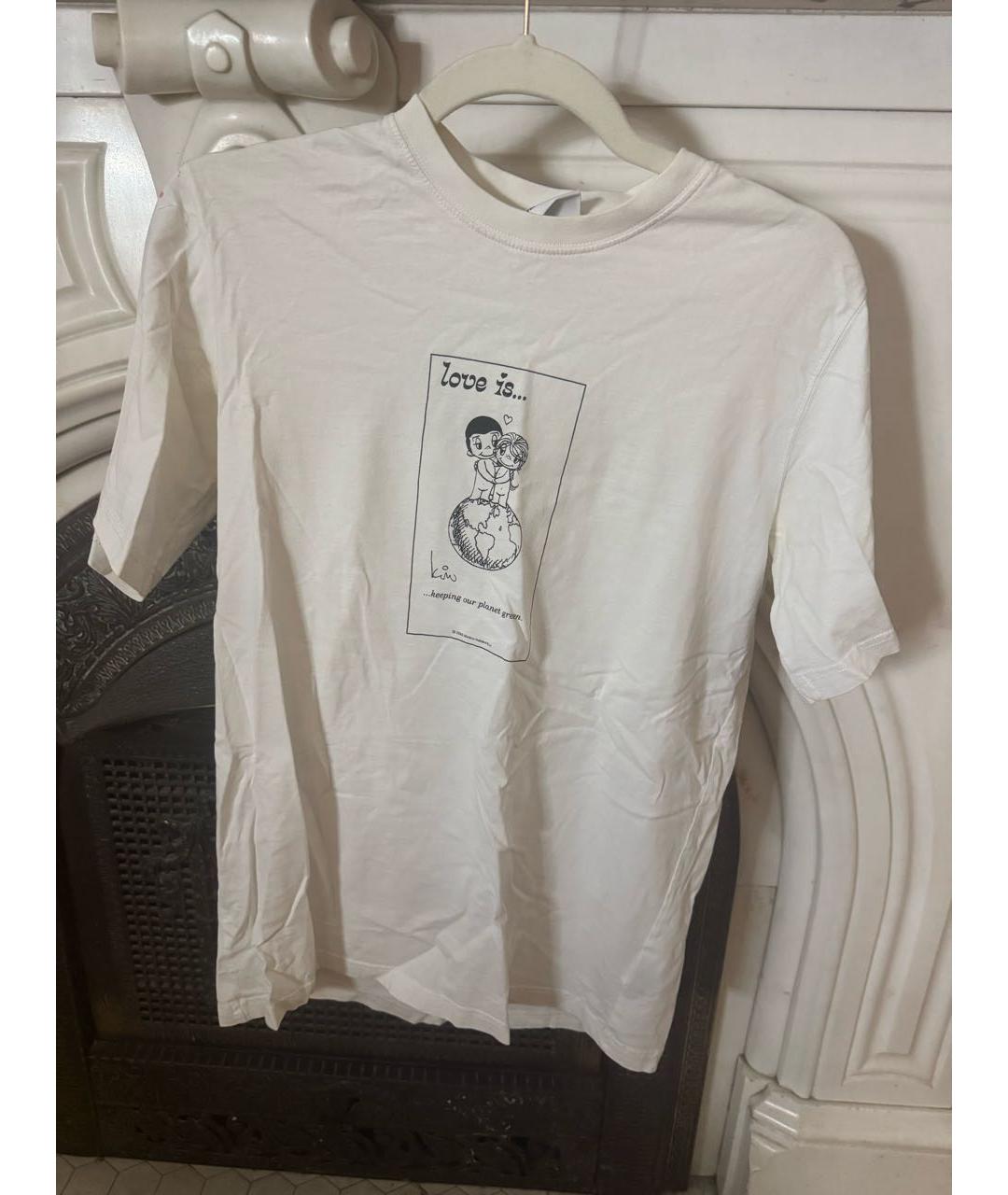 VETEMENTS Белая хлопковая футболка, фото 5