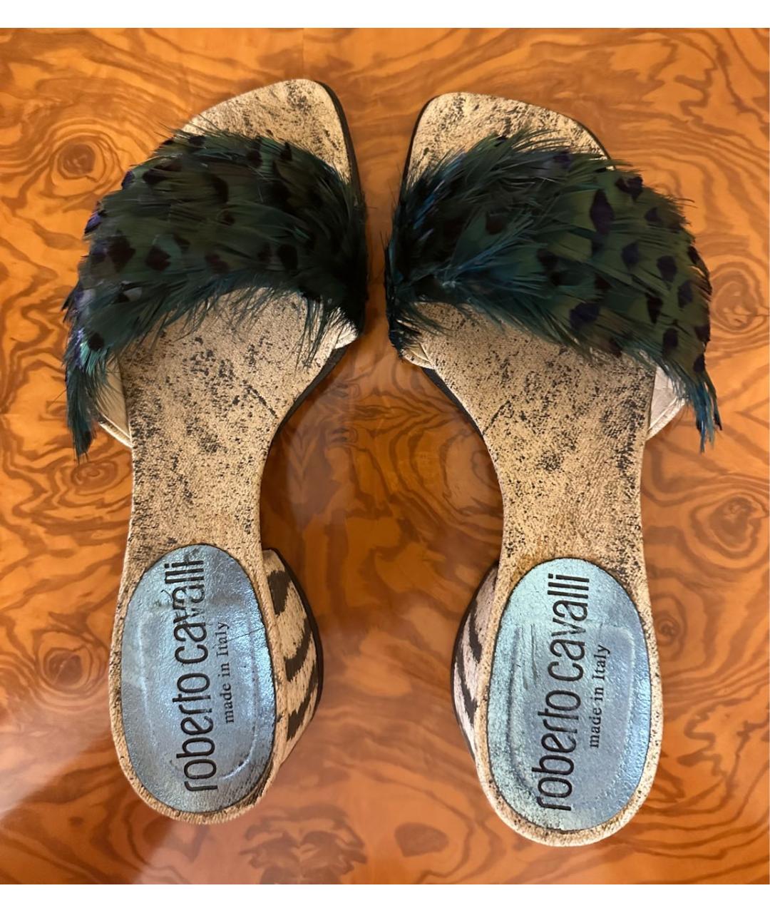 ROBERTO CAVALLI Шлепанцы, фото 3