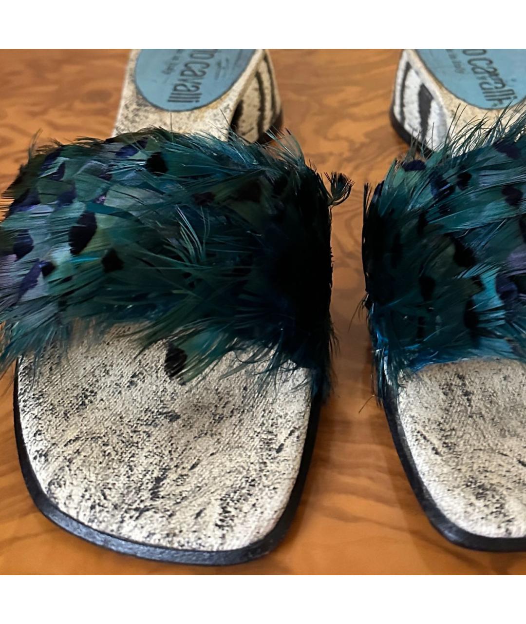 ROBERTO CAVALLI Шлепанцы, фото 7