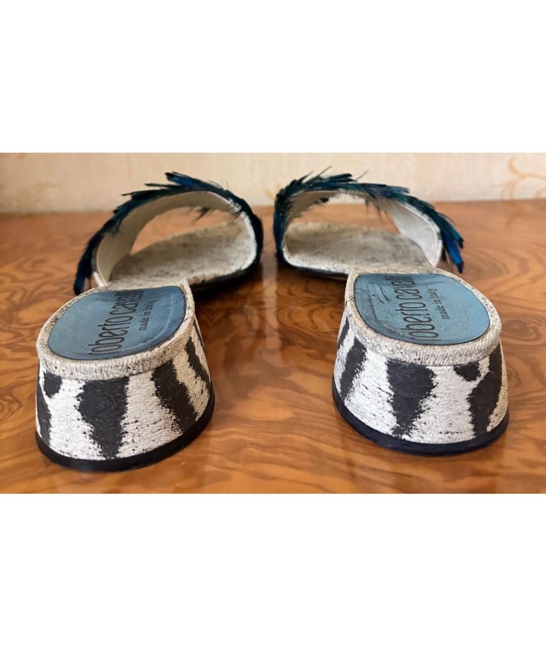 ROBERTO CAVALLI Шлепанцы, фото 4