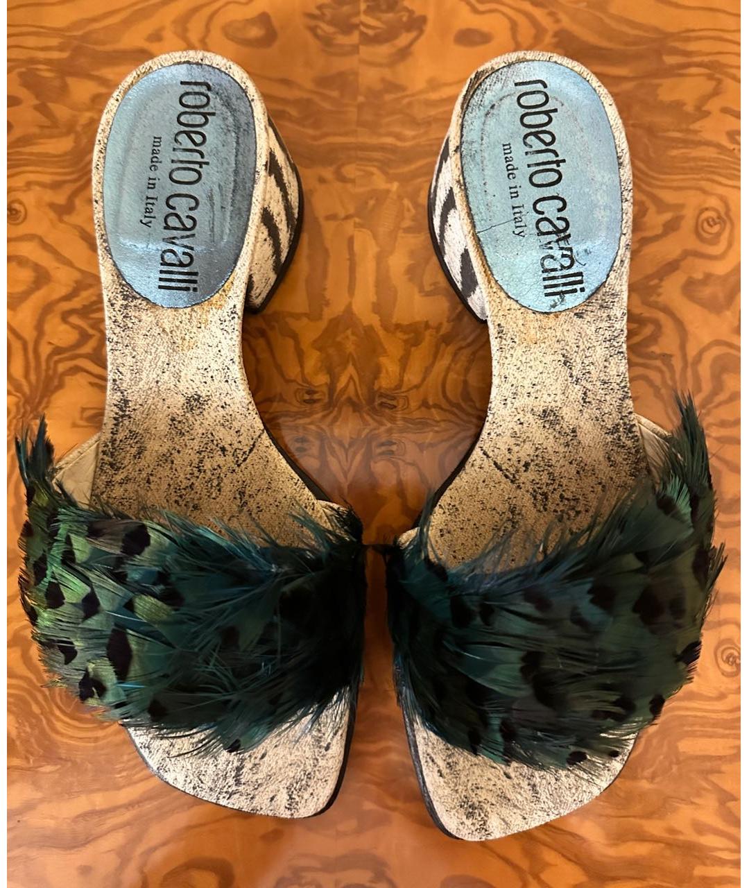 ROBERTO CAVALLI Шлепанцы, фото 2