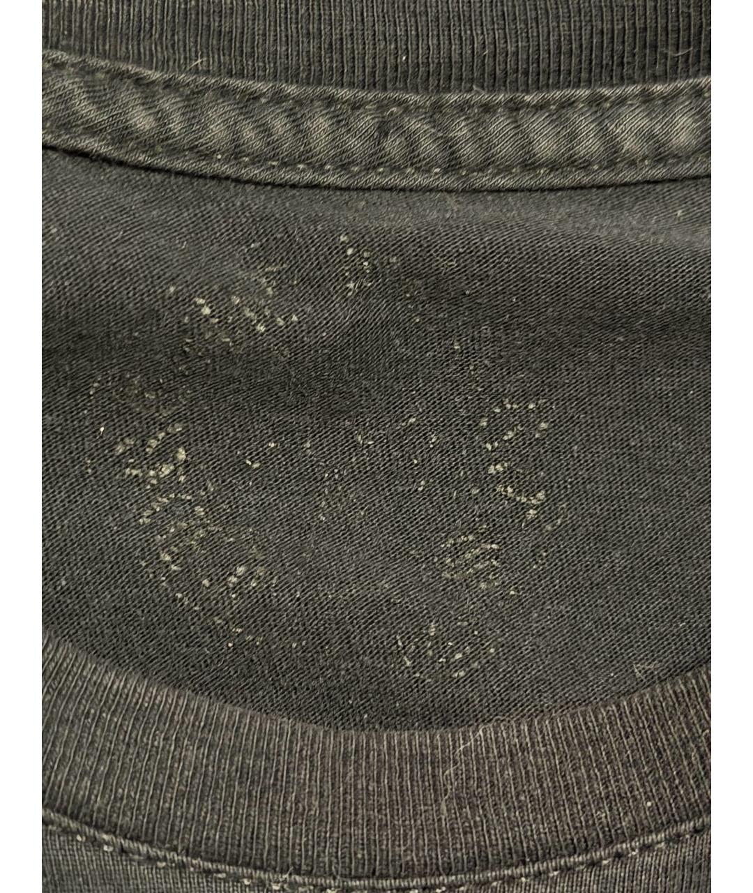 CHROME HEARTS Черная хлопковая футболка, фото 3