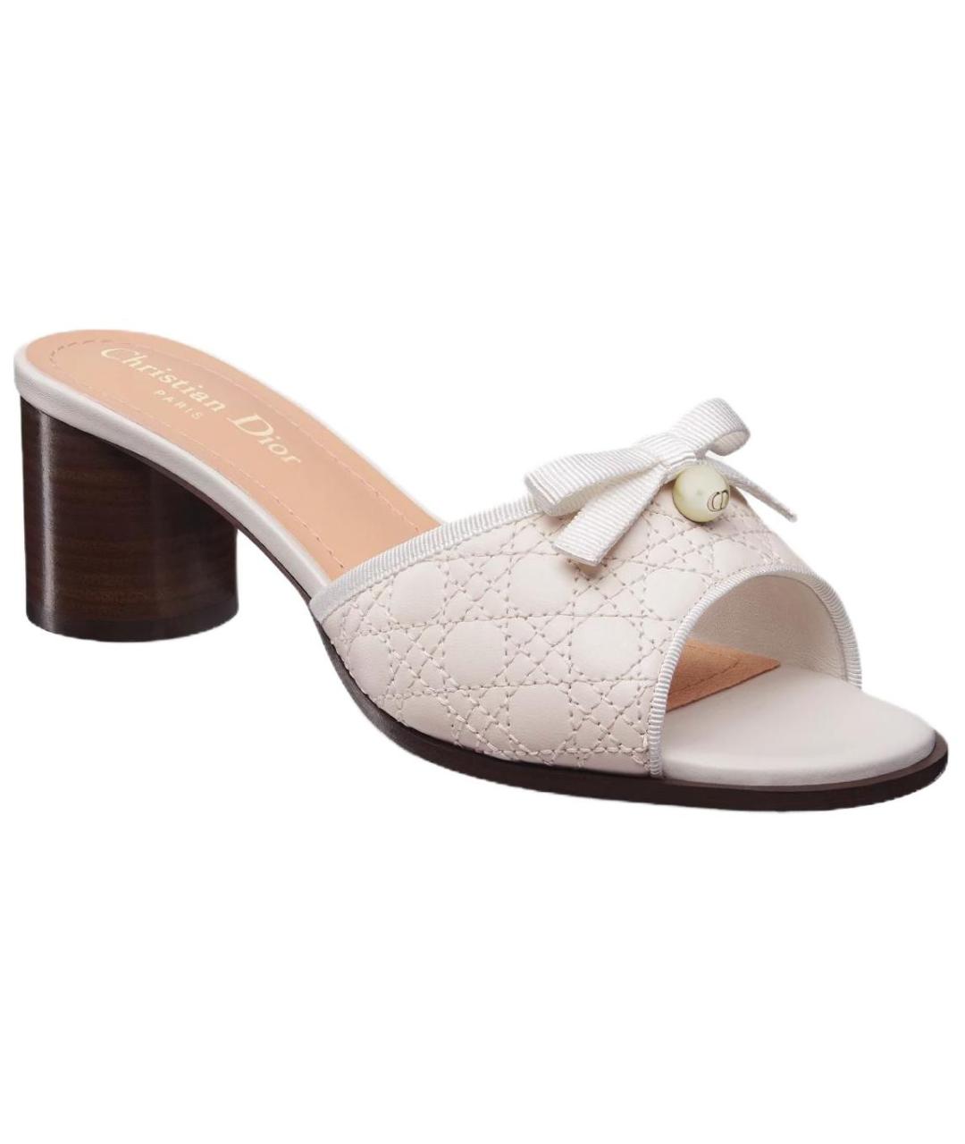 CHRISTIAN DIOR Кожаные сандалии, фото 3