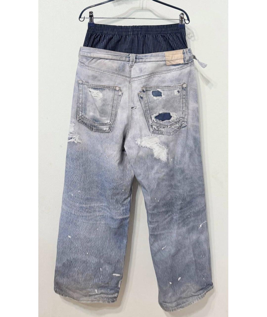 PROTOCOL INDEX Серые хлопковые джинсы, фото 2