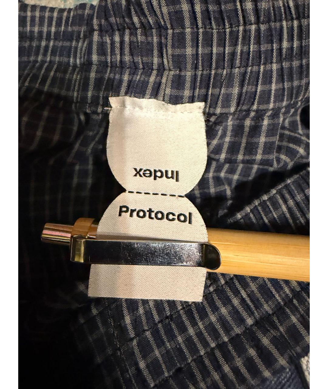 PROTOCOL INDEX Серые хлопковые джинсы, фото 3