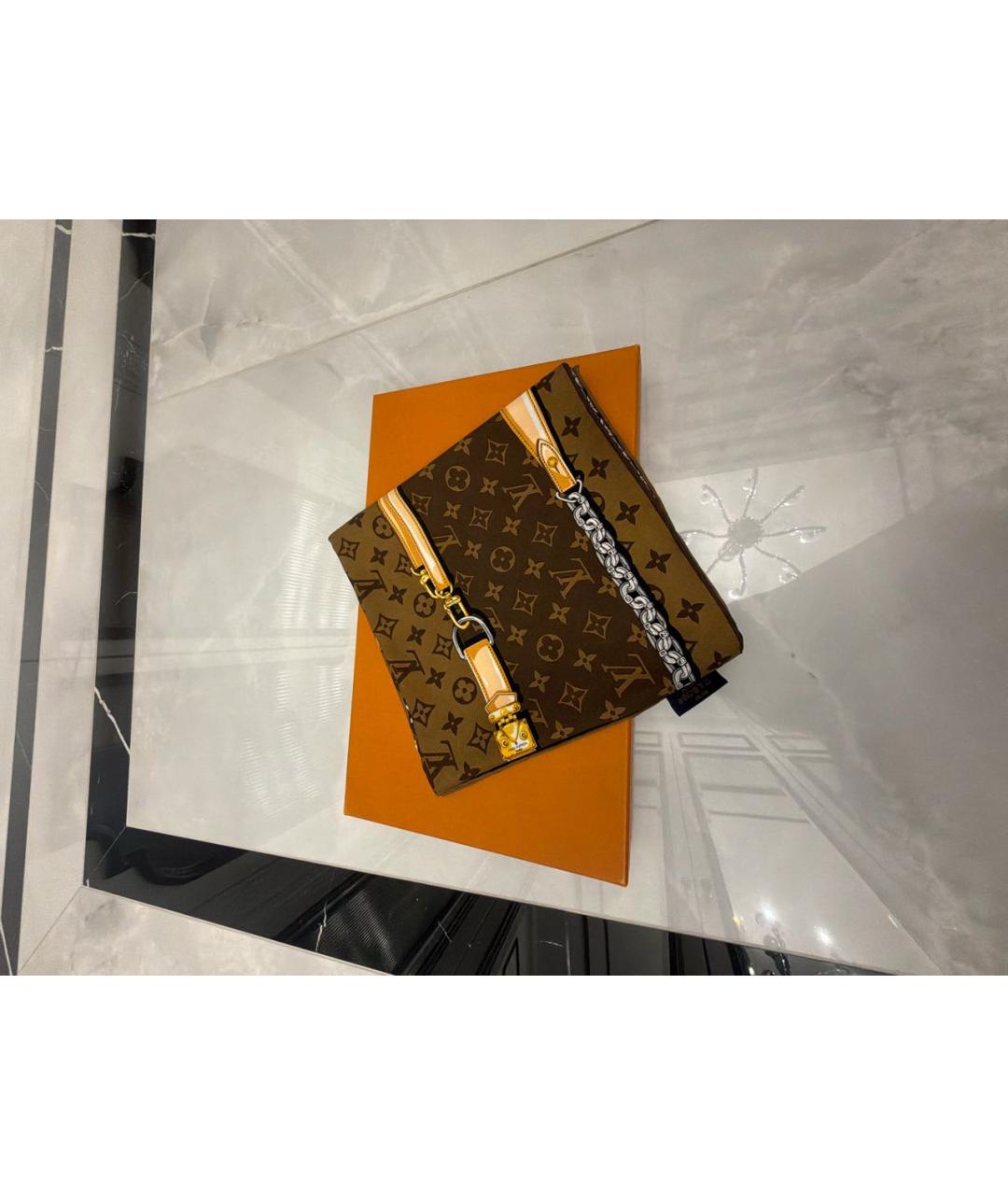 LOUIS VUITTON Мульти шелковый платок, фото 2