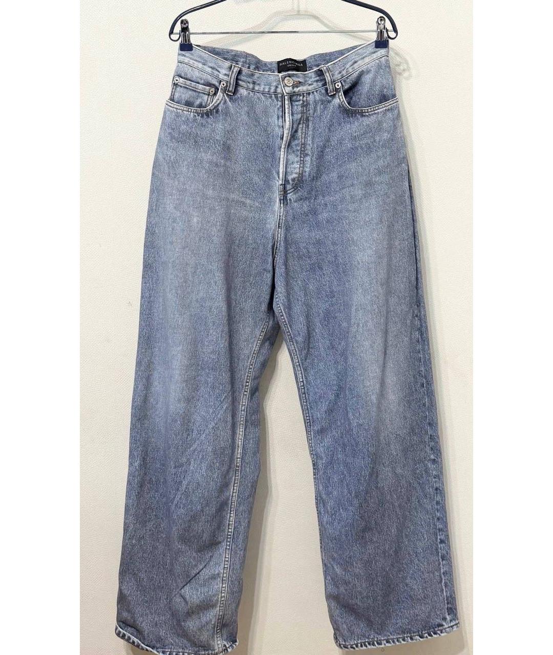 BALENCIAGA Голубые хлопковые джинсы, фото 7