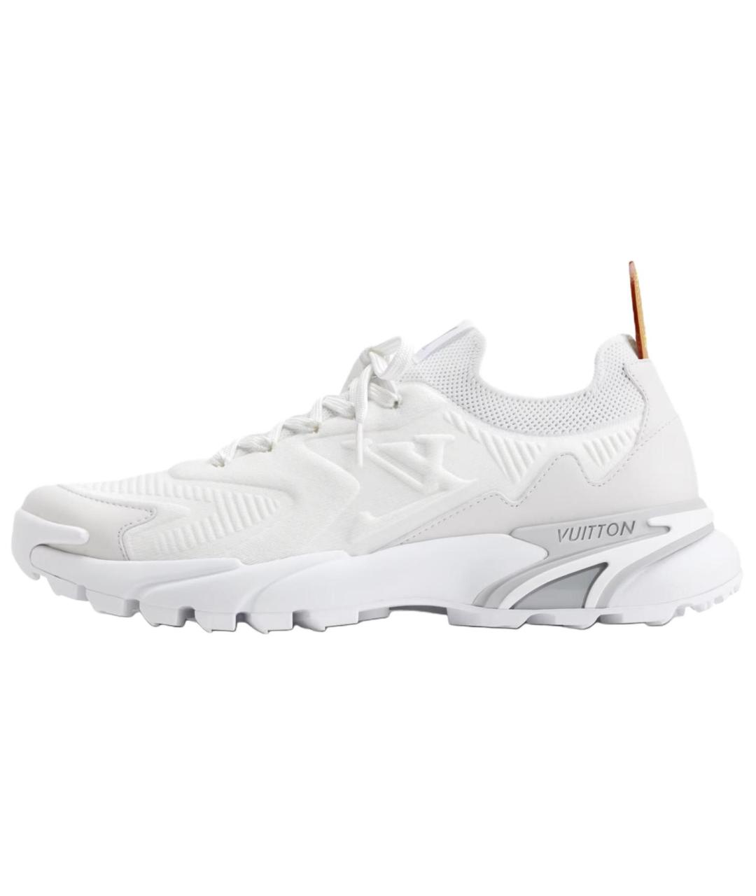 LOUIS VUITTON Белые кожаные низкие кроссовки / кеды, фото 2