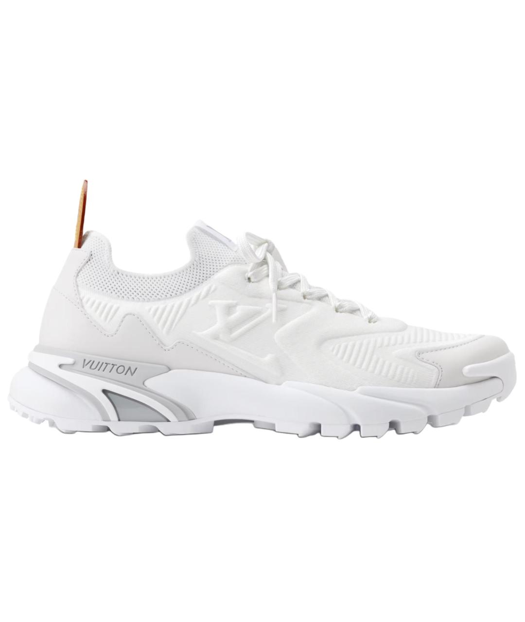 LOUIS VUITTON Белые кожаные низкие кроссовки / кеды, фото 1
