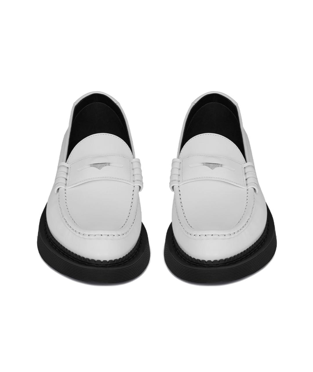 SAINT LAURENT Белые лоферы, фото 4