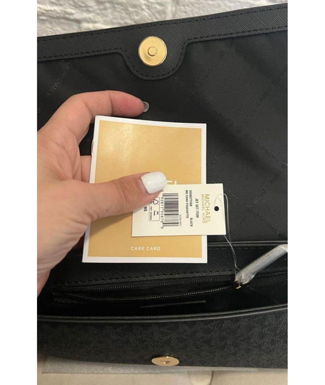 MICHAEL KORS Черная сумка через плечо, фото 4