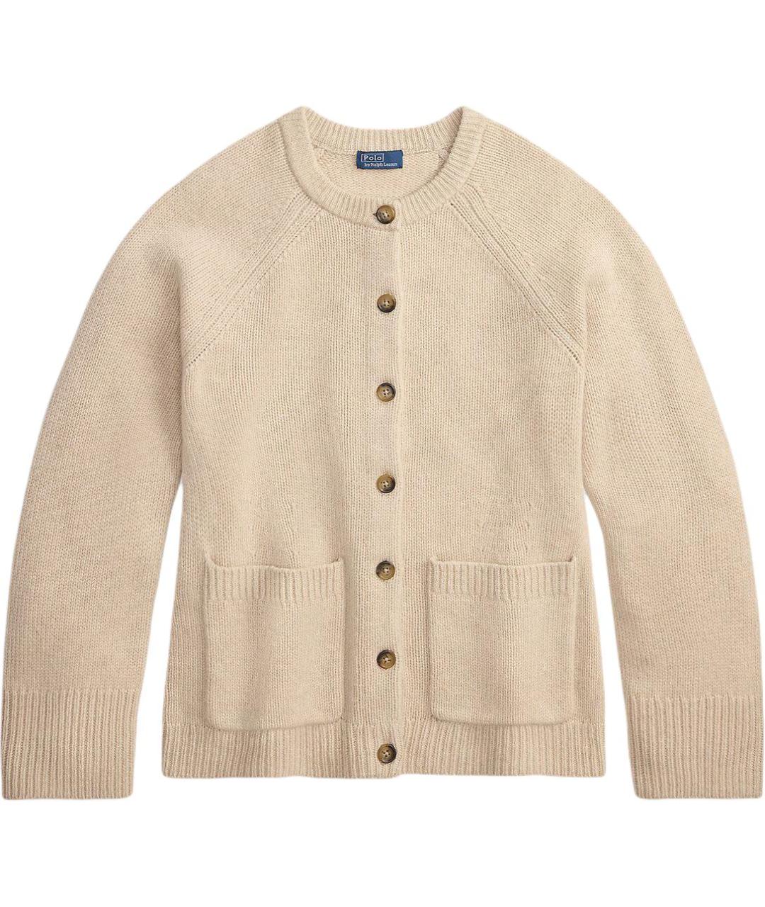 POLO RALPH LAUREN Бежевый кардиган, фото 1