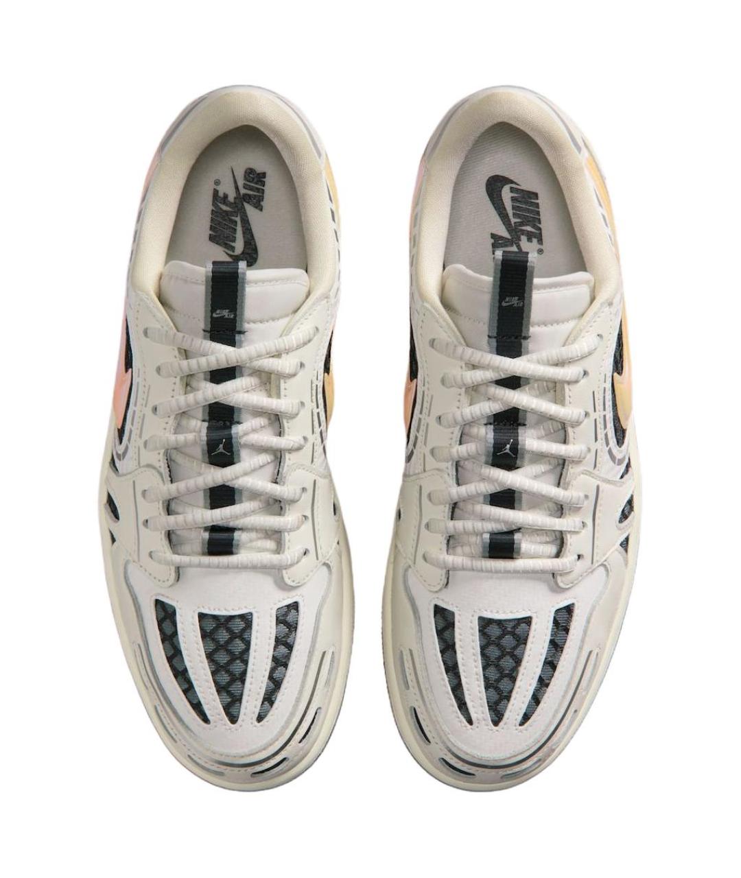 JORDAN Белые кожаные кеды, фото 4