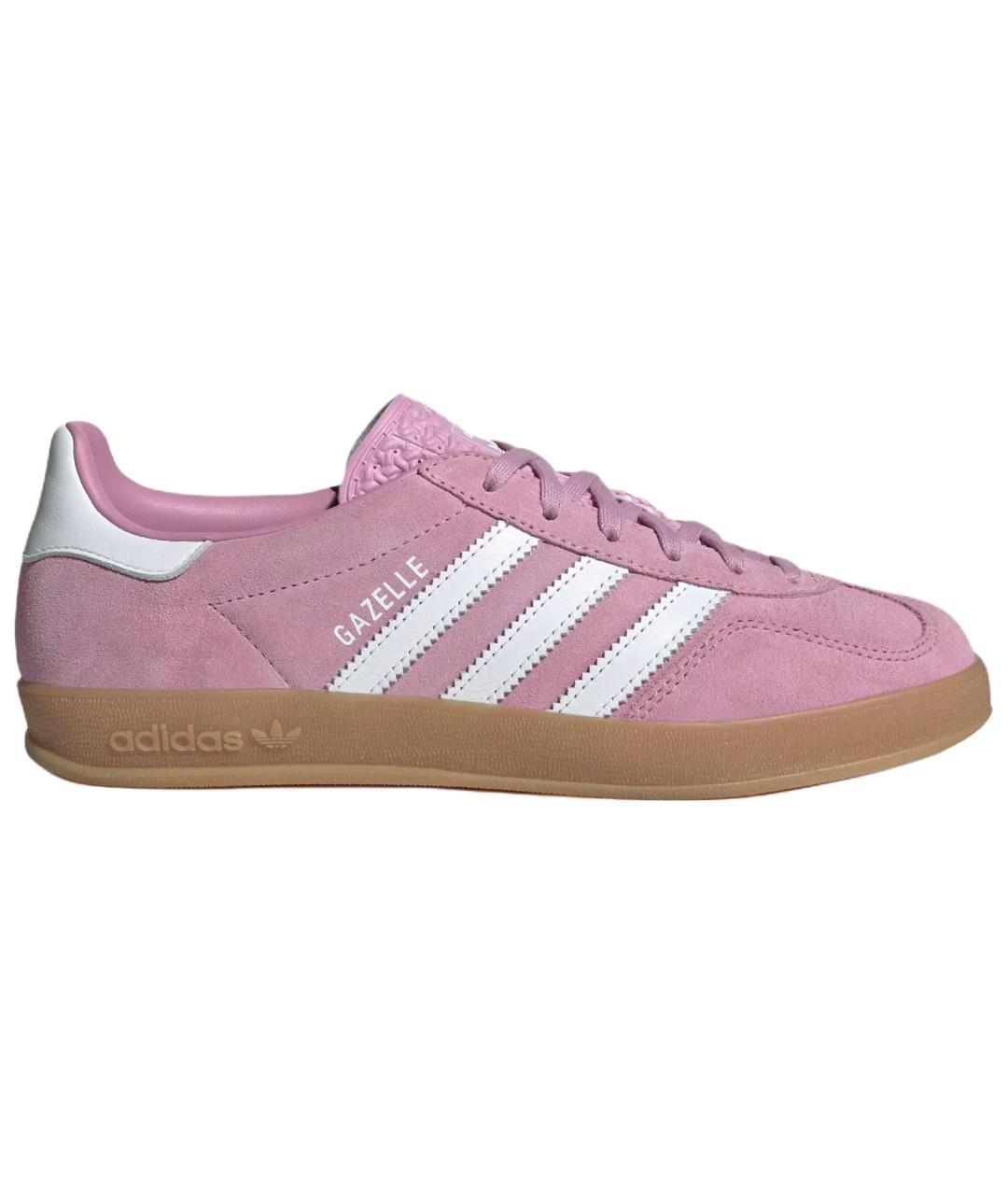 ADIDAS Розовые замшевые кеды, фото 1