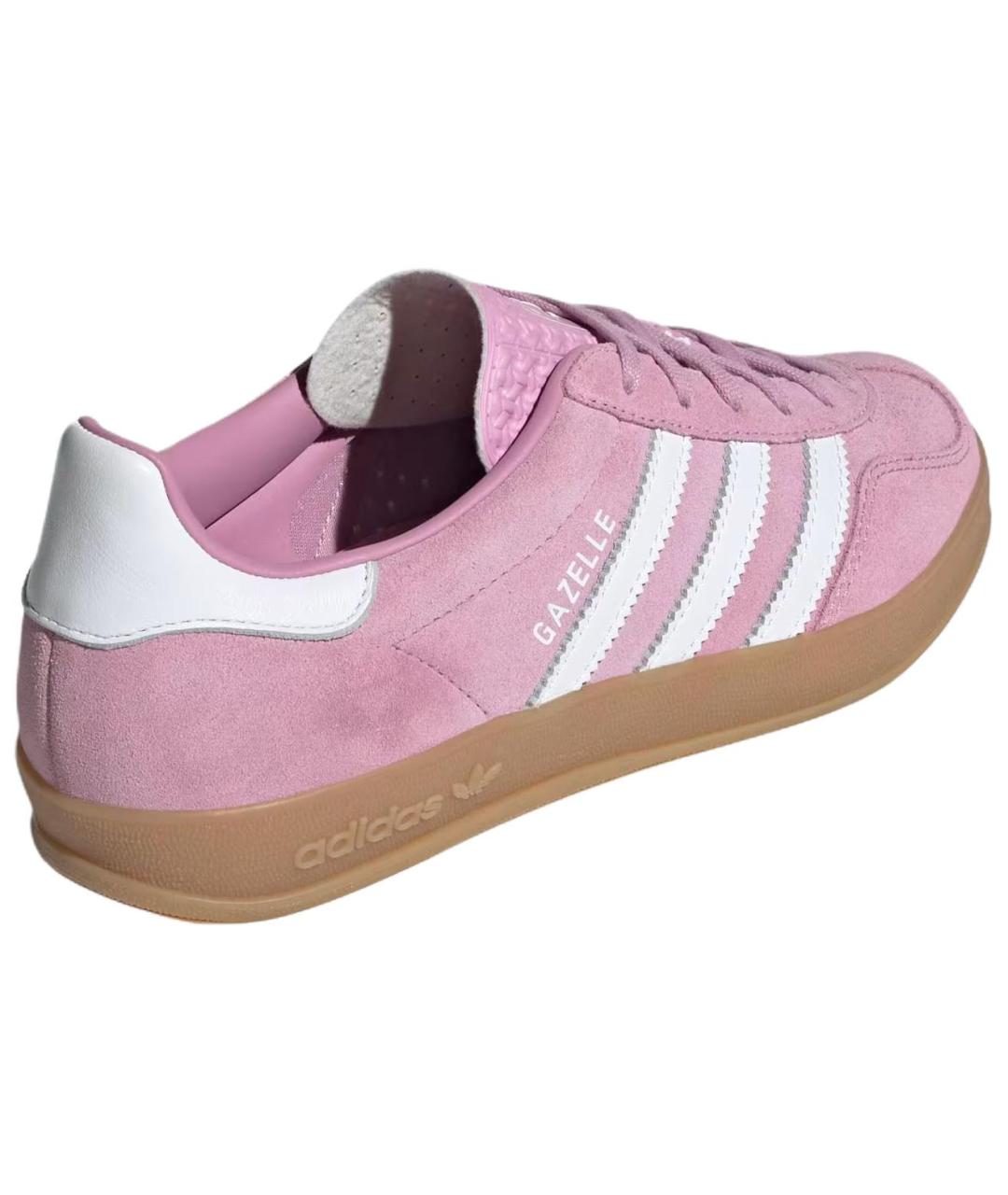 ADIDAS Розовые замшевые кеды, фото 4