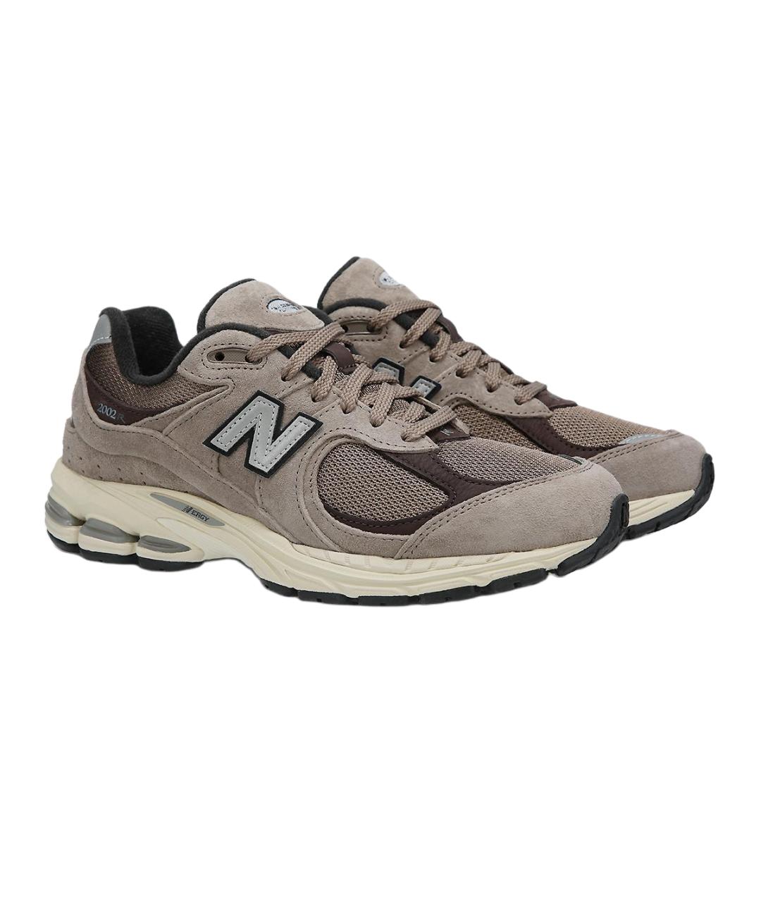 NEW BALANCE Коричневые нубуковые кроссовки, фото 3