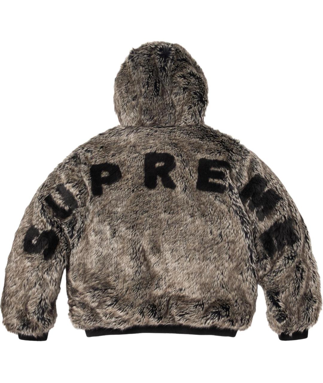 SUPREME Черная куртка, фото 5