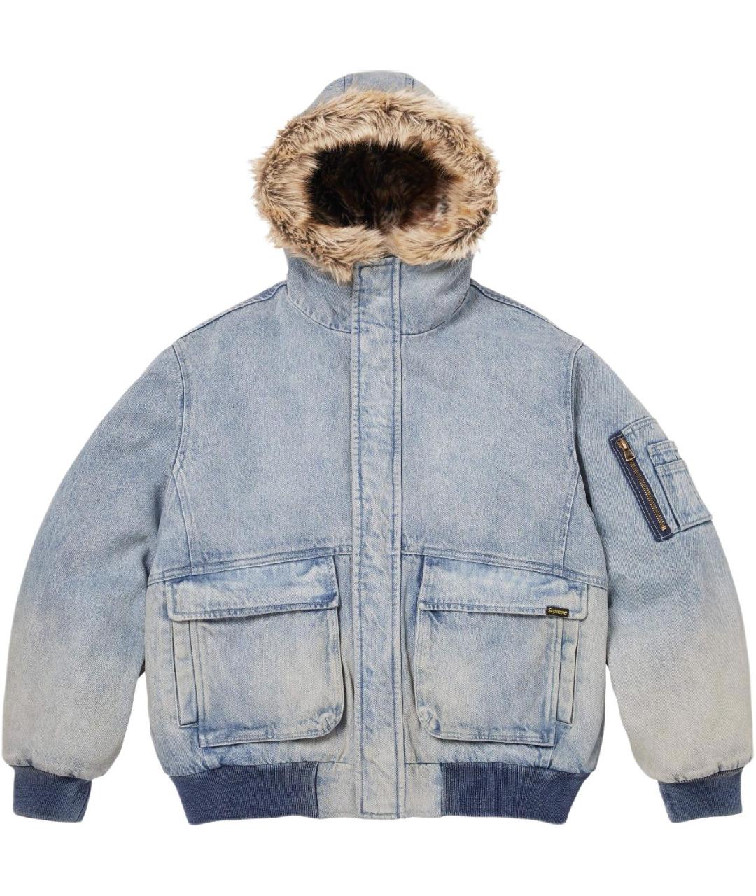SUPREME Синяя куртка, фото 1