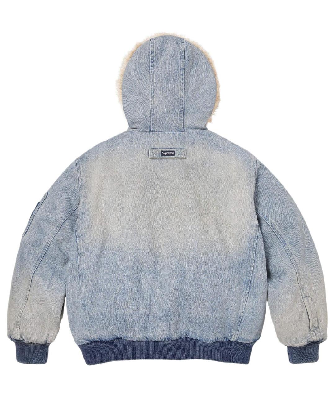 SUPREME Синяя куртка, фото 2