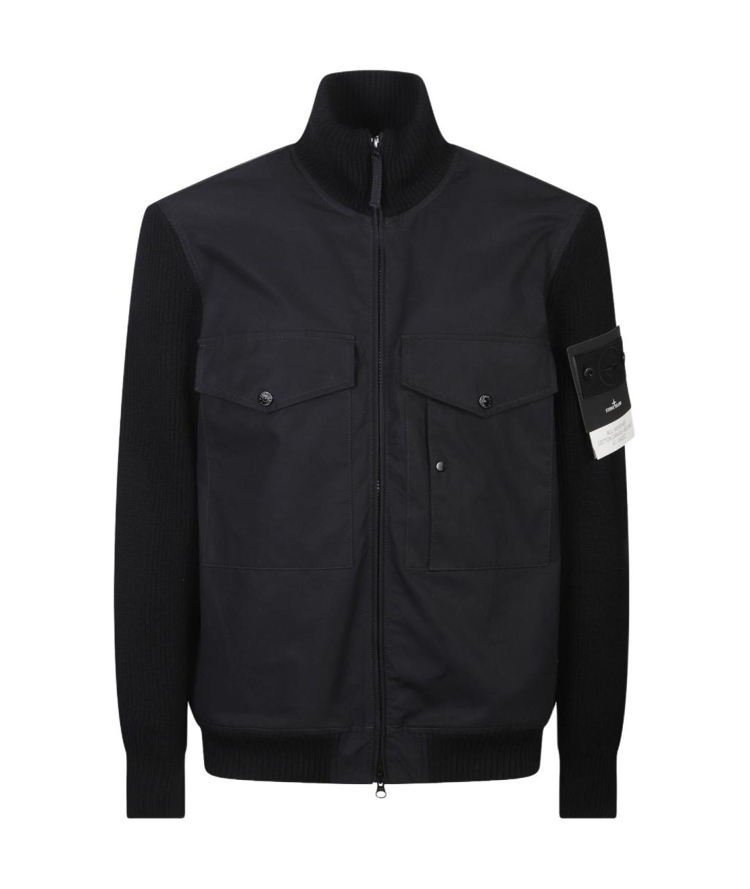 STONE ISLAND Черная куртка, фото 1