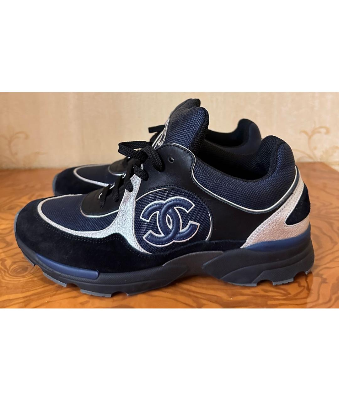 CHANEL Черные кроссовки, фото 9