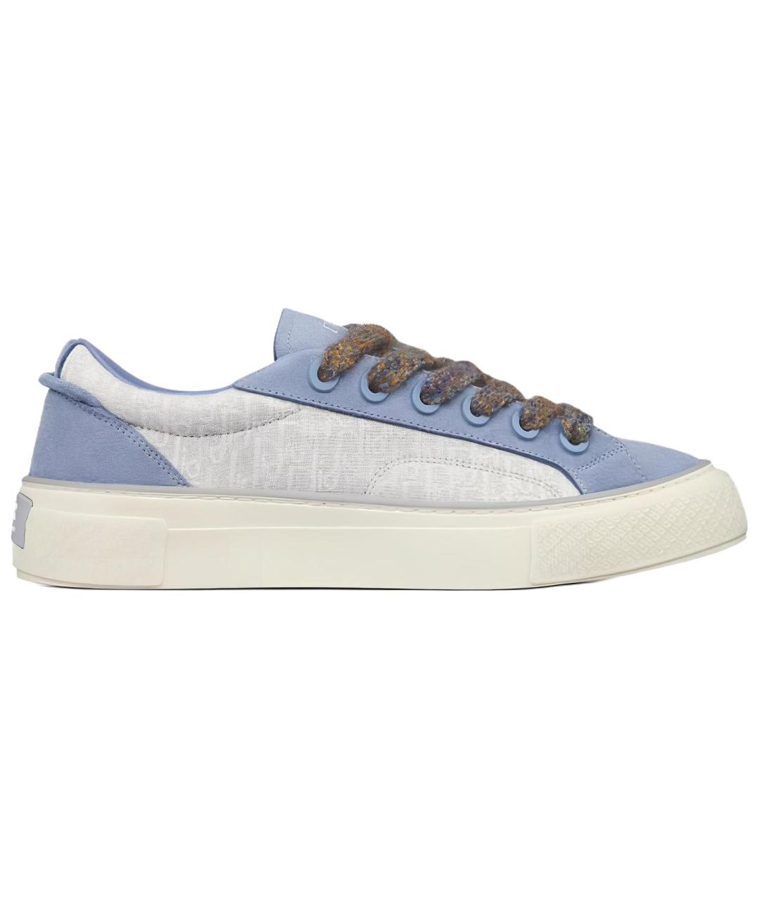 CHRISTIAN DIOR Синие низкие кроссовки / кеды, фото 1