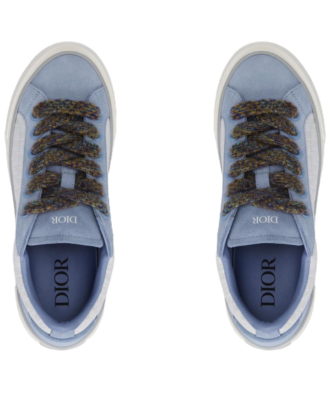 CHRISTIAN DIOR Синие низкие кроссовки / кеды, фото 5