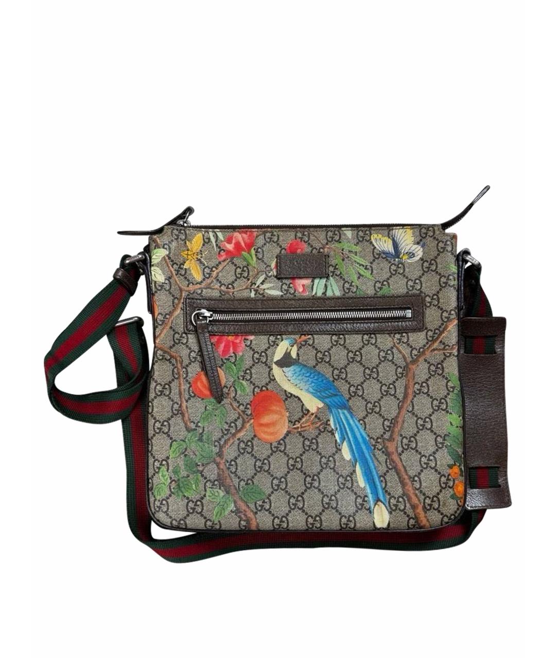 GUCCI Бежевая барсетка, фото 1