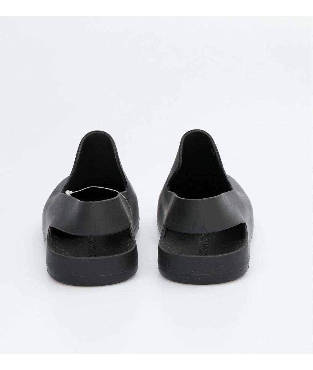 BOTTEGA VENETA Черные резиновые сабо, фото 4